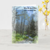 Carte d'encouragement Psalm 1 (Fleur jaune)