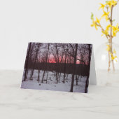 Carte d'encouragement Sunrise (Fleur jaune)