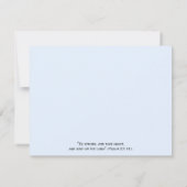 Carte d'encouragement Verte Vallée Bible Verse (Dos)