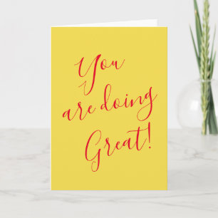 Carte d'encouragement Vous faites du très bon trav
