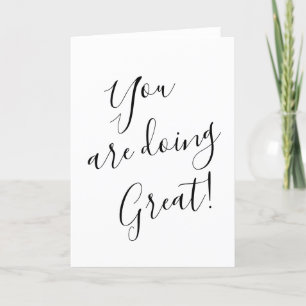 Carte d'encouragement Vous faites grand