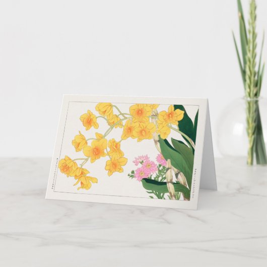 Carte Dendrobium, maître de Chine par Tanigami Konan (Devant)