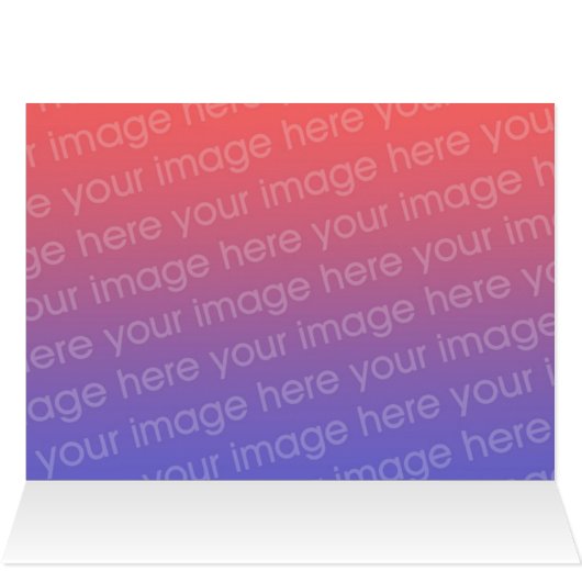 Carte d'endroit de Tableau de mariage de fleur (Intérieur Horizontal (haut))