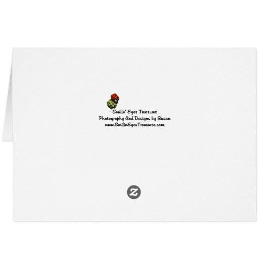 Carte d'endroit de Tableau de mariage de fleur (Dos Horizontal)