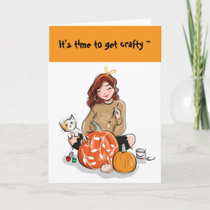 CARTE D'ENFANCE DE LA FEMME CRAFTY