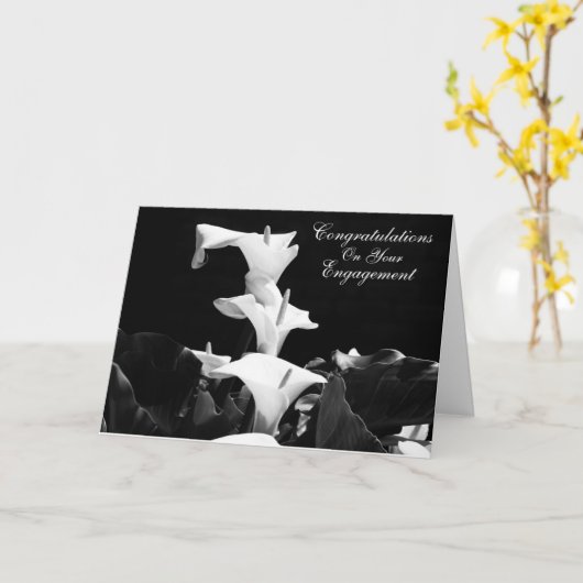 Carte d'engagement (Fleur jaune)