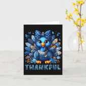 Carte Denim Merci Dinde Grand-mère Maman Maman Remercier (Fleur jaune)