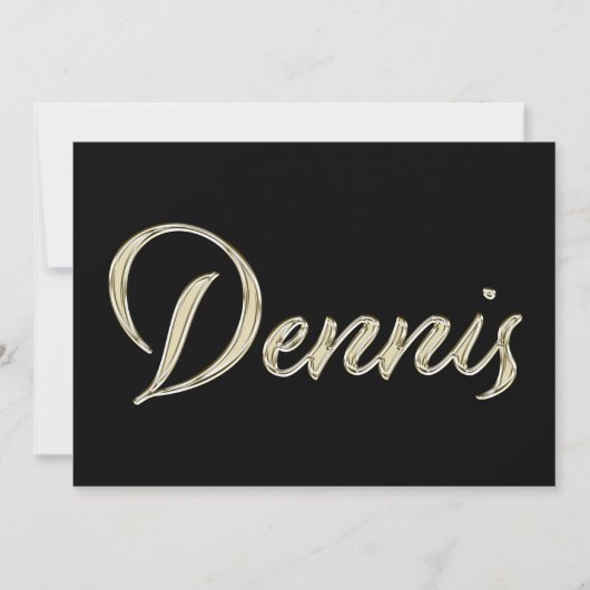 Carte Dennis White Gold (Devant)