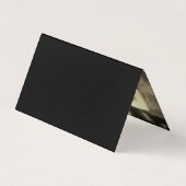 Carte d'enregistrement cadeau moderne Black & Gold (Dos)