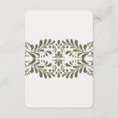 Carte d'enregistrement de carreaux de Talavera ver (Dos)