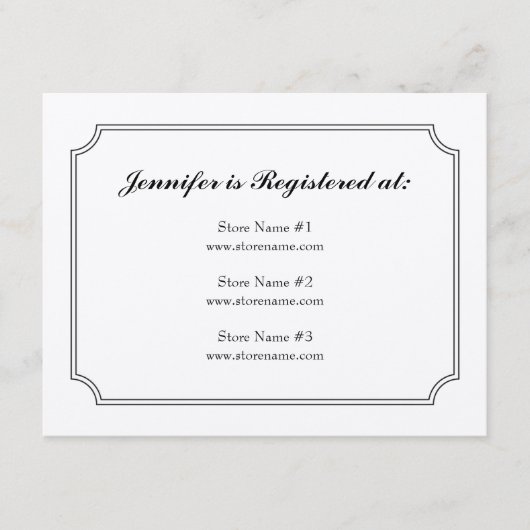 Carte d'enregistrement de Dogwood Plaid (Devant)