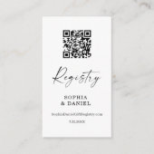 Carte d'enregistrement de la mariée Gold Watercolo (Devant)