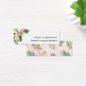 Carte d'enregistrement de la nuptiale de la plage (Bureau)