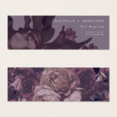 Carte d'enregistrement des cadeaux d'Imaginaire po (Devant & derrière)