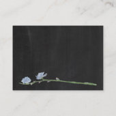 Carte d'enregistrement des cadeaux Wild Floral Cha (Dos)