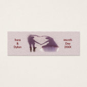 Carte d'enregistrement du coeur de sable de couleu (Devant)