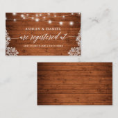 Carte d'enregistrement du Mariage de calligraphie  (Devant / Derrière)