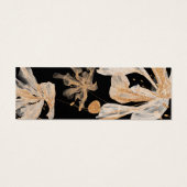 Carte d'enregistrement exclusif Gold Black Floral (Dos)