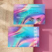 Carte d'enregistrement Holographique Aesthétique L