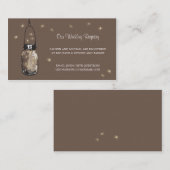 Carte d'enregistrement mariage Mason Jar & Firefli (Devant / Derrière)