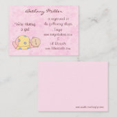 Carte d'enregistrement pour bébé dormant (Devant / Derrière)