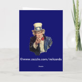 Carte d'enrôlement militaire des États-Unis (Dos)