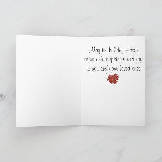 Carte d'enseignant de danse joyeuse des fêtes (Intérieur)