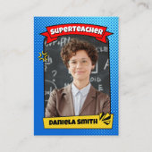 Carte d'enseignant personnalisée, carte d'enseigna (Devant)