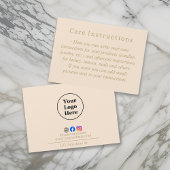 Carte d'enseignement minimaliste simple beige