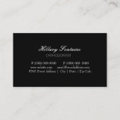 Carte dentaire d'entreprise de services de (Dos)