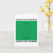 Carte dentaire pour dentiste (Fleur jaune)