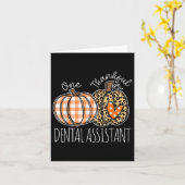 Carte Dental Istant mignon Thanksgiving Dentist Istant (Fleur jaune)