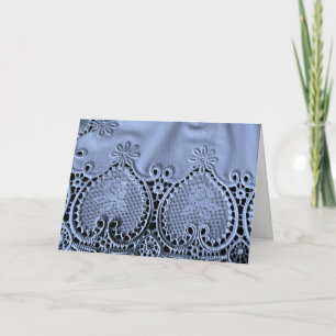 Carte Dentelle blanche