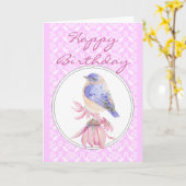 Carte Dentelle d'anniversaire et rose, écriture sainte (Fleur jaune)