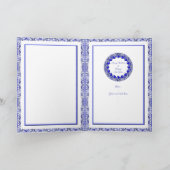 Carte Dentelle en céramique Bleu de grèce (Intérieur)