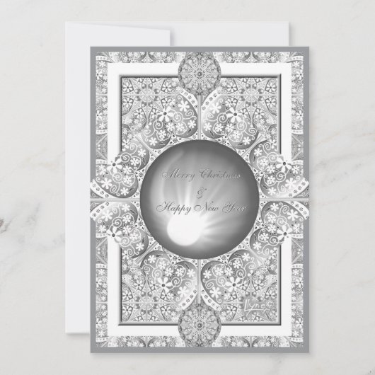 Carte Dentelle en céramique Gris (Devant)