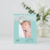 Carte Dentelle Verte Eau (Debout devant)