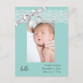 Carte Dentelle Verte Eau (Devant)