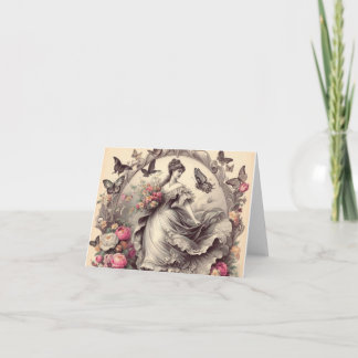 Carte Dentelle victorienne