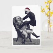 Carte Dentiste de Noël drôle (Fleur jaune)