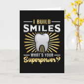 Carte Dentiste Dentaire Dents Dent Dent Dent Dent Superp (Fleur jaune)