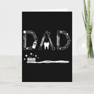 Carte Dentiste Vintage Papa Père Grand-Père Fête des Pèr
