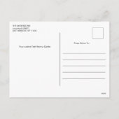 Carte d'entraînement de Noël de vacances amusante (Dos)