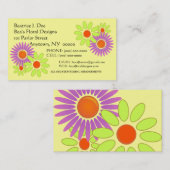 CARTE d'ENTREPRISE ARTISANALE de "CRAZY-DAZY (Devant / Derrière)