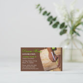 Carte d'entreprise de construction (Debout devant)