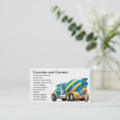 Carte d'entreprise de construction de mélangeur de (Debout devant)