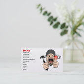 Carte d'entreprise de construction/profil (Debout devant)