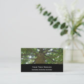 Carte d'entreprise de services d'arbre (Debout devant)