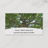 Carte d'entreprise de services d'arbre (Devant)