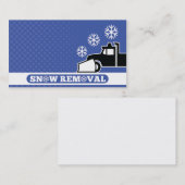 carte d'entreprise de services de déblaiement de (Devant / Derrière)